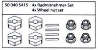 500405415 Radmitnehmer Alu 4 Stck X10ET