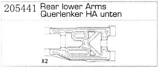 205441 Querlenker Hinten unten Specter Carson Two