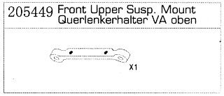 205449 Querlenkerhalter VA oben Specter Carson Two