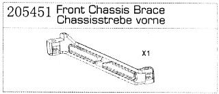 205451 Chassisstrebe vorn Specter Carson Two