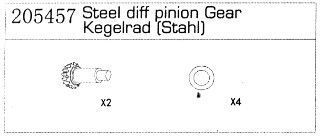 205457 Kegelrad Stahl Specter Two Carson