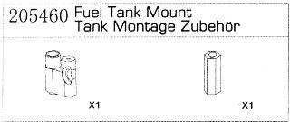205460 Montagezubehr Tank Specter Two Carson