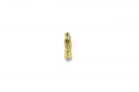 2,0 Goldkontaktstecker 2 Stck
