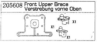 205608 Verstrebung vorn oben Specter Two Carson