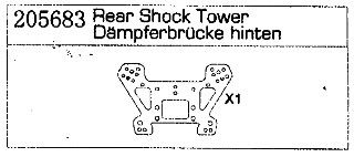 205683 Dmperbrcke hinten Specter Two Carson