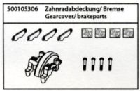 500105306 X10NB/NT Zahnradabdeckung / Bremse