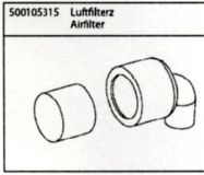 500105315 X10NB/NT Luftfilter