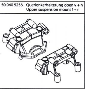 6018 Querlenkerhalter vorn und hinten HotHammer BigHammer Hotfire Speedfire