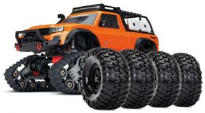 TRX-4 MIT ALL-TERRAINTRAXX ORANGE RTR O. AKKU/LADER 1/10 4WD SCALE-CRAWLER BRUSHED + EXTRA- REIFEN