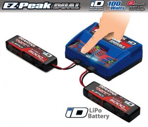 DUAL EZ-PEAK PLUS-LADER 2972GX + 2X 3S LIPO 5000MAH 2872X TRAXXAS EU-VERSION / X-MAXX ERGNZUNGS-PAKET (VE 8) VERS2018