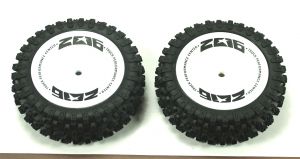 WL Racing Reifen Aufschrift Schwarz Vorn 2 Stck Breite 25 mm Durchmesser 95 mm 12 mm Mitnehmer
