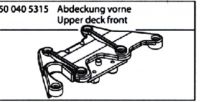 500405315  Abdeckung vorn FY8 FY5