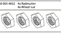 500054852   Radmuttern  4 Stck FY10 FY8 FY5