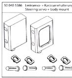 500405386 Karosserie und Lenkservohalterung FY5