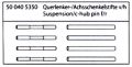 500405350 Querlenker Achschenkelstifte v/h X10ET
