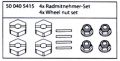 500405415 Radmitnehmer Alu 4 Stck X10ET