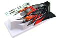 6488-2 Karo Dessert Fighter Speed Racer orange schwarz weiss