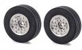 Vorderachsfelge breit, verchromt fr Tamiya LKW 500907061