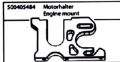 500405484 Motorhalter X10