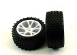 rh10301-1 Buggyreifen weisse Felge 2 Stck Hinten