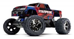 SLVR TRAXXAS STAMPEDE VXL ROT BL OHNE AKKU/LADER 1/10 2WD MONSTER TRUCK BRUSHLESS