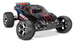 TRAXXAS RUSTLER VXL ROT BL OHNE AKKU/LADER 1/10 2WD STADIUM TRUCK BRUSHLESS