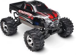 TRAXXAS STAMPEDE 4X4 SCHWARZ RTR +12V-LADER+AKKU 1/10 4WD MONSTER TRUCK BRUSHED