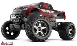 TRAXXAS STAMPEDE 4X4 VXL ROT RTR OHNE AKKU/LADER 1/10 4WD MONSTER TRUCK BRUSHLESS