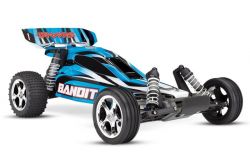 TRAXXAS BANDIT BLAU BUGGY RTR OHNE AKKU/LADER 1/10 2WD BUGGY BRUSHED