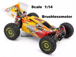 BL 06 Brushless Buggy 4 WD  80 km h Speed   Allrad 1 : 14 Metall Chassis