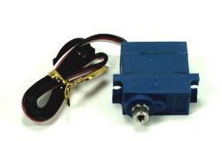 Mini Servo wasserdicht blau 3,6kg Stellkraft Metallgetriebe incl. Servohorn 23mm x 12 mm x23mm TR4
