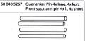 500405267  Querlenker Pins 4 Stck 58 mm FY10 FY8 FY5