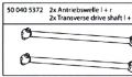 500405372 Antriebswelle L +R FY5 2 Stck Lnge 137 mm