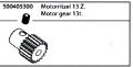 500405300 Motorritzel 13 Z 3 mm Welle